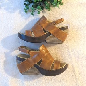 Antelope Leather Wedges Size 7